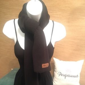 Black Nordic Gear Fleece Scarf